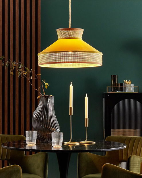 Závěsné svítidlo Berto (žlutá)