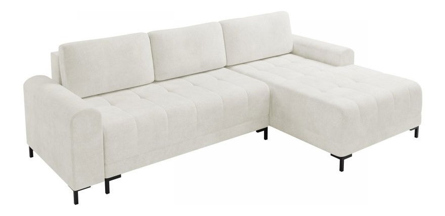 Rohová sedací souprava Bonzi (bílá)