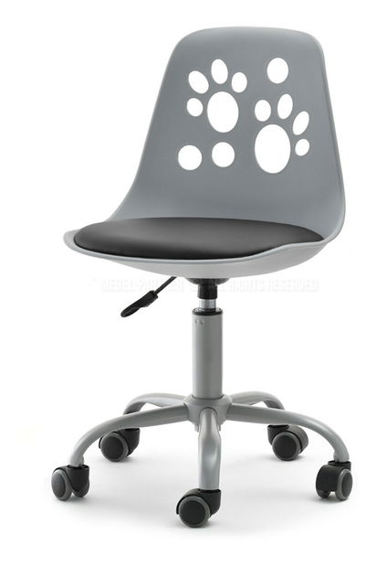 Dětská židle Footy (šedočerná + šedá)