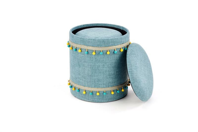 Set 2 ks. taburetů Garanno (světle modrá)