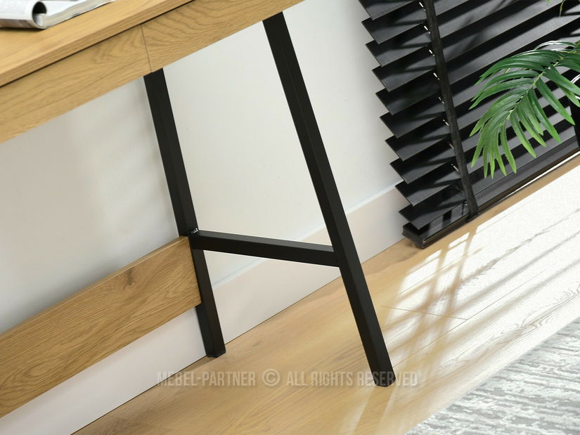 PC stolek Bergino (dub + černá)