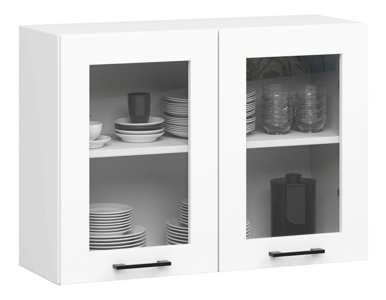 Horní kuchyňská vitrína Organo 580 (bílá)