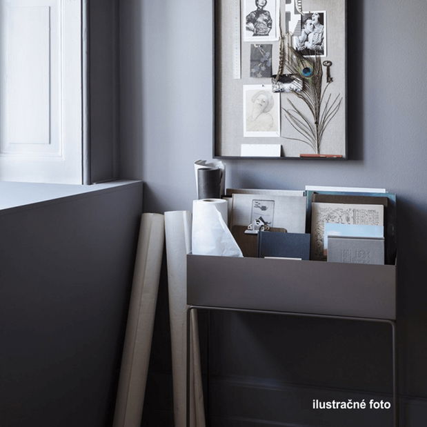 Kovový květináč Indrazia typ 2 (bílá)