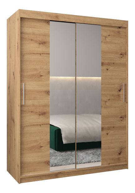 Šatní skříň 150 cm Toki 1 (Dub artisan + Dub artisan)