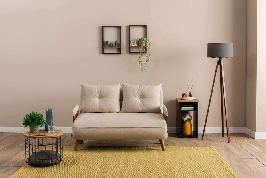 Pohovka dvousedačka Como P (krémová)