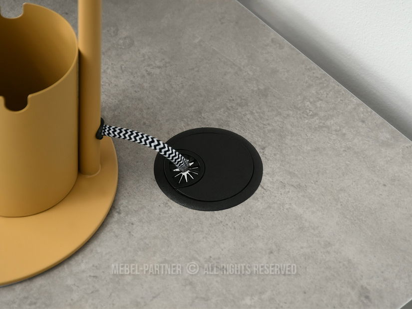 PC stolek Matts 115 (beton + černá)