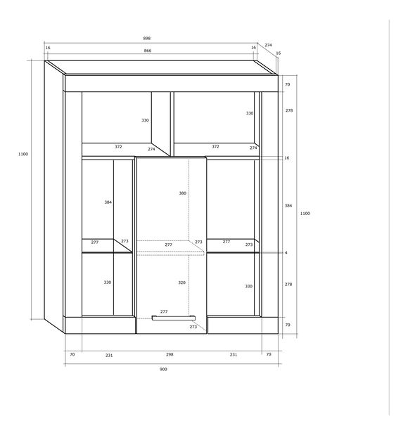 Obývací stěna Verena 7