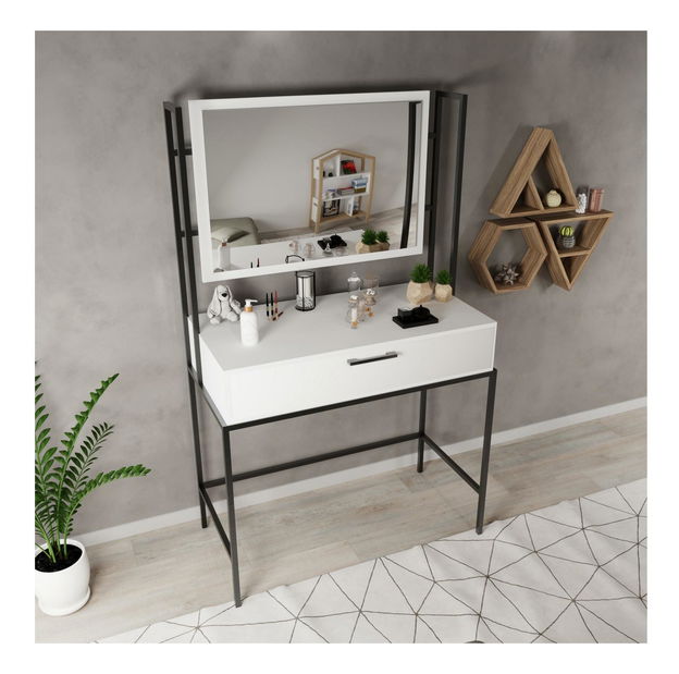 Toaletní stolek Modem L747 (bílá)