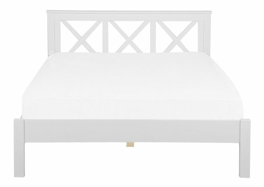 Manželská postel 180 cm Taylor (bílá) (s roštem)