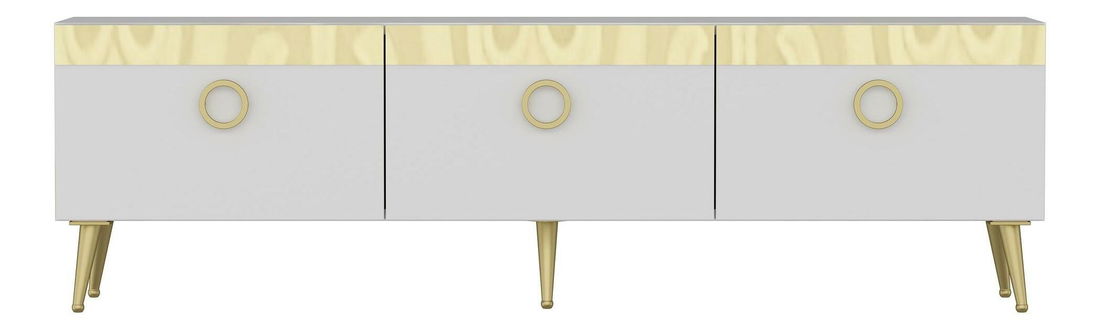 TV stolek/skříňka Vidipo (bílá)