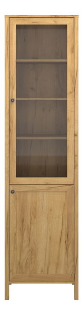 Vitrína Keira 1D1W (dub craft zlatý)