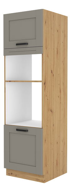 Potravinová kuchyňská skříň Lucid 60 DPM 210 2F (dub artisan + claygrey)