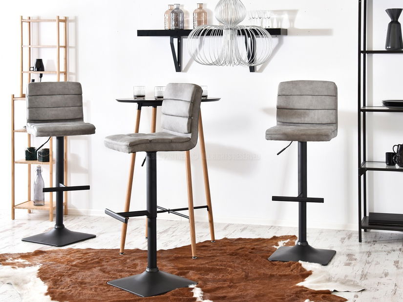 Židle Hanoi (šedá + černá)