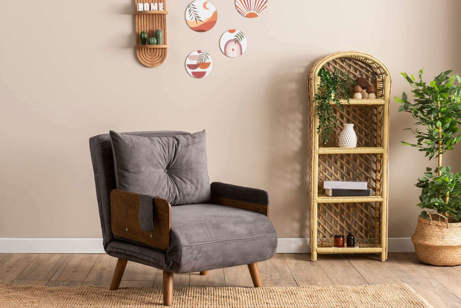 Křeslo Como S (šedá)