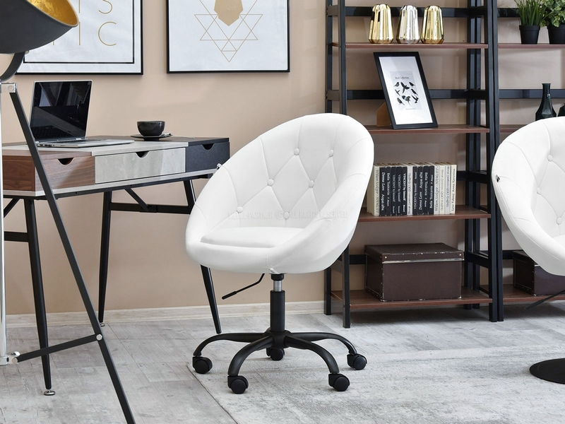 Křeslo Lush 4 (bílá + černá)