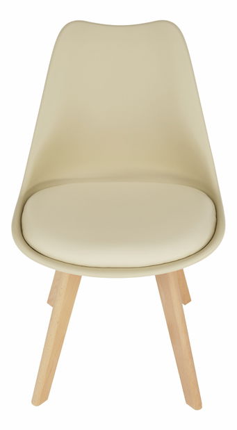 Jídelní stolička Balmaris (vanilková)