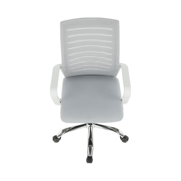 Kancelářské křeslo Cerise (bílá + šedá)
