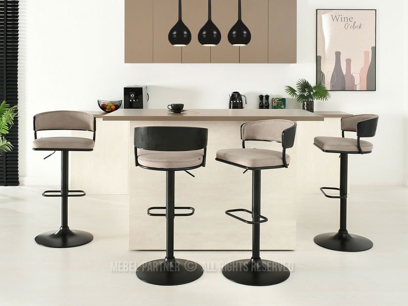 Židle Marta H (béžová + černá)