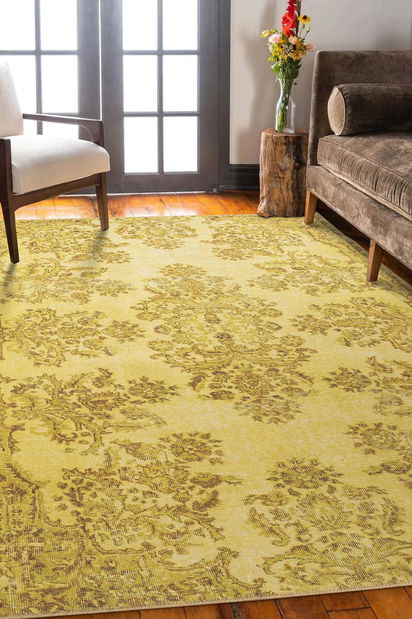 Koberec 75 x 150 cm Rol (žlutá)