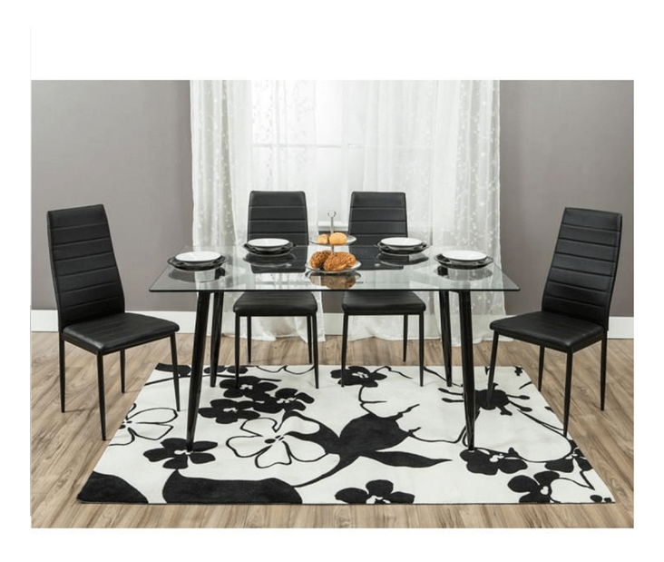 Set 2ks jídelních židlí Collort nova (černá ekokůže) *bazar