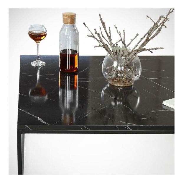 Konferenční stolek Polině (černá + bílá)