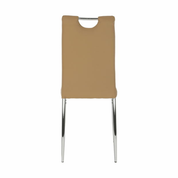 Jídelní židle Scotby (béžová + bílá)