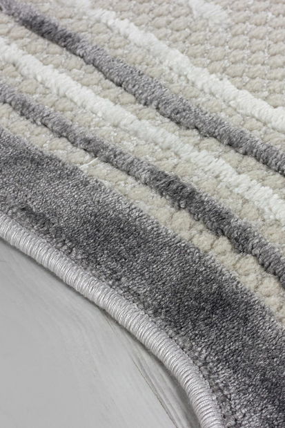 Koberec 120 x 180 cm Amore VII (krémová + černá)