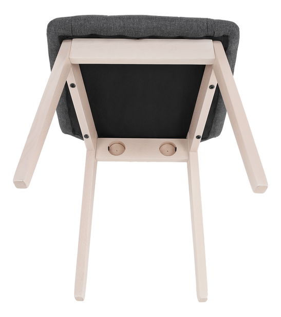 Jídelní set Garumna (buk světlý + šedá)