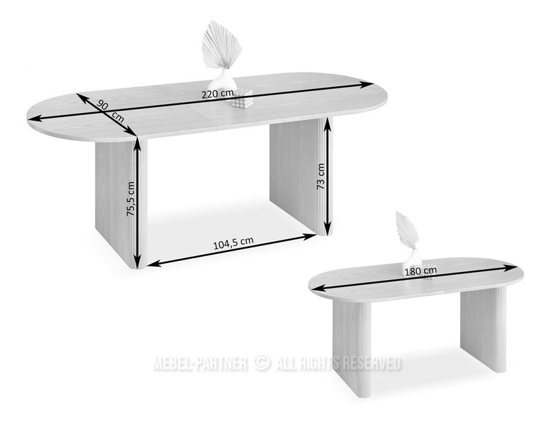 Jídelní stůl Agave (dub)