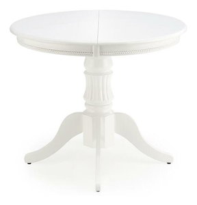 Rozkládací jídelní stůl 90-124 cm Ferrara (bílá) (pro 4 osoby)