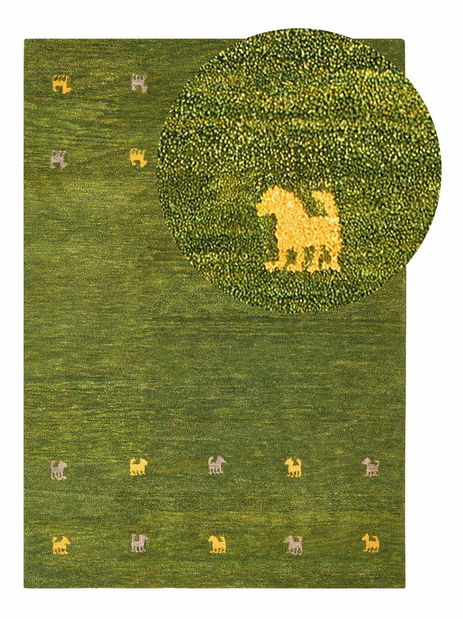 Koberec 160 x 230 cm Yulat (zelená)