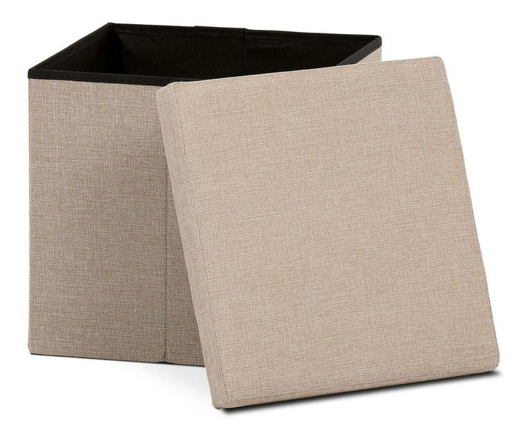 Taburetka Tranquilo (krémová) (s úl. prostorem)