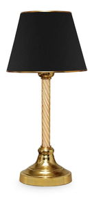 Stolní lampa Lugunssa 1 (černá + zlatá)