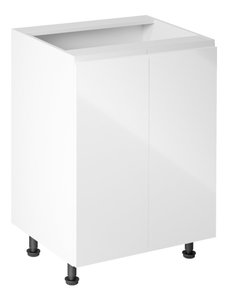 Dolní kuchyňská skříňka D602F Aurellia (bílá + lesk bílý)