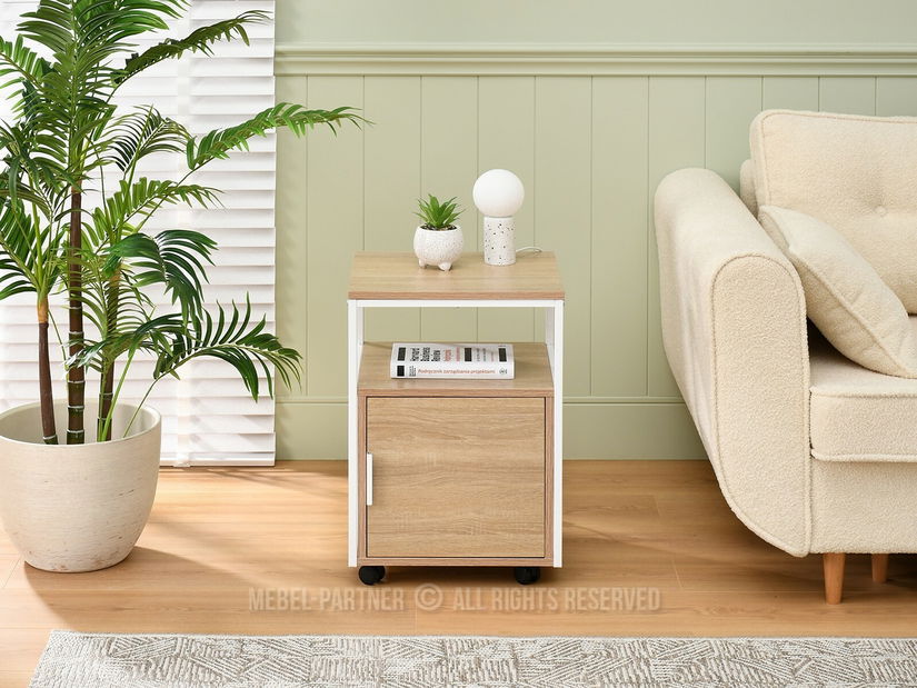 Skříňka Adlo (sonoma + bílá)