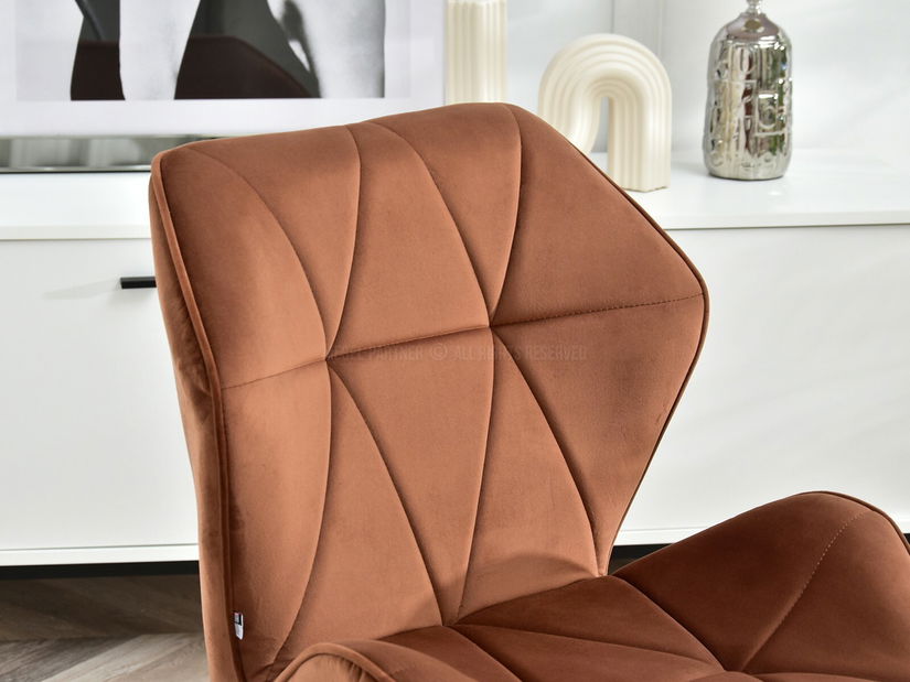 Křeslo Velma S (měděná + chromová)