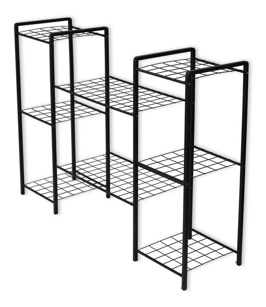 Dekorativní stojan na květináče Sosenu 2 (černá)