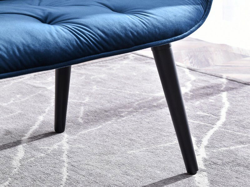 Pohovka Igor (námořická modrá + černá)