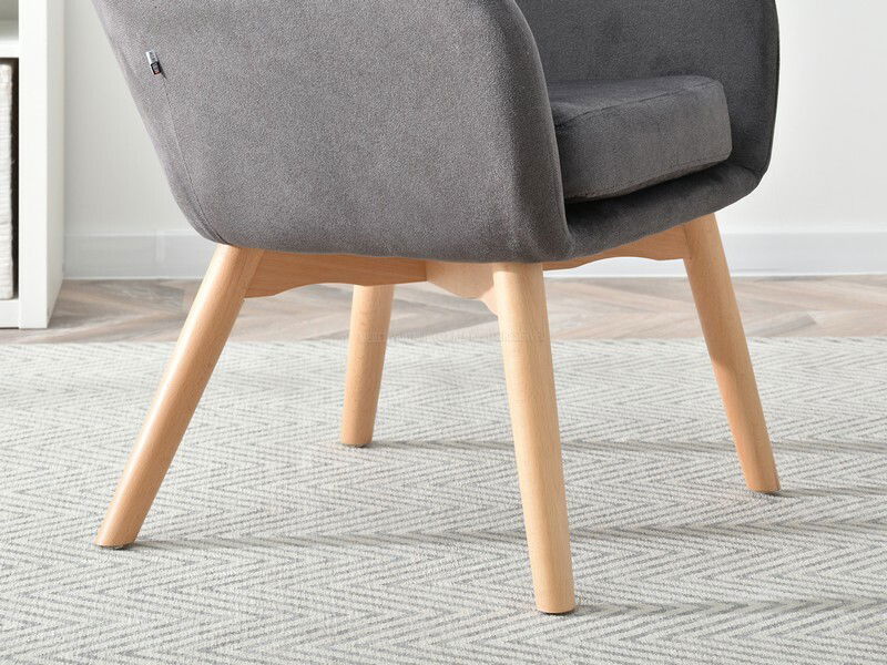 Křeslo Léto (grafit + černá)