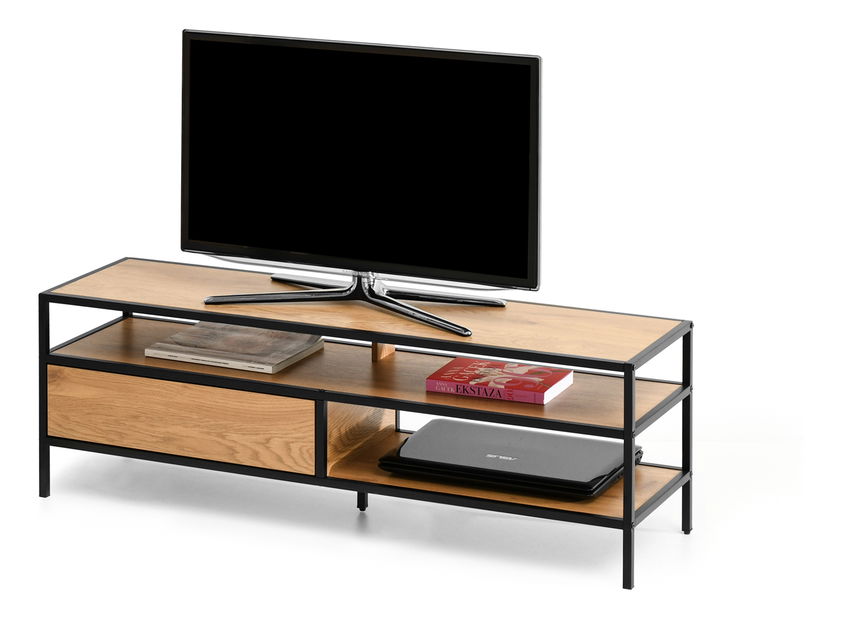 TV stolek/skříňka Soren Rtv (dub + černá)