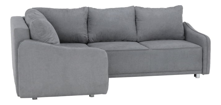Rohová sedací souprava Lena (šedá) (L)