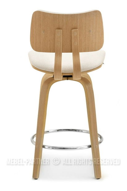 Židle Heindrich (krémová + dub)