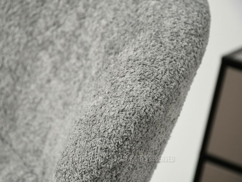 Křeslo Trudy (šedá + černá)