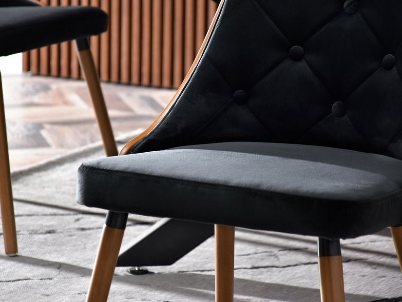 Židle Mira (ořech tmavý + ořech)