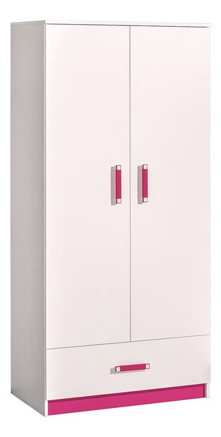 Šatní skříň Trafia T01 (růžová)