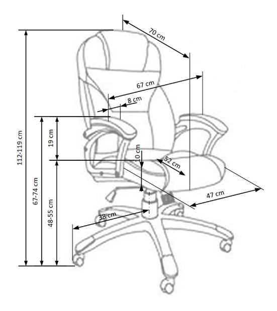 Kancelářské křeslo Delpha béžová