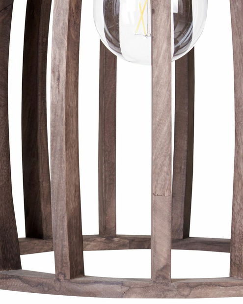 Závěsné svítidlo Manko (tmavé dřevo)