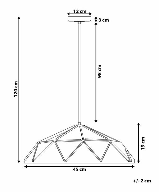 Závěsná lampa Somia (tyrkysová)