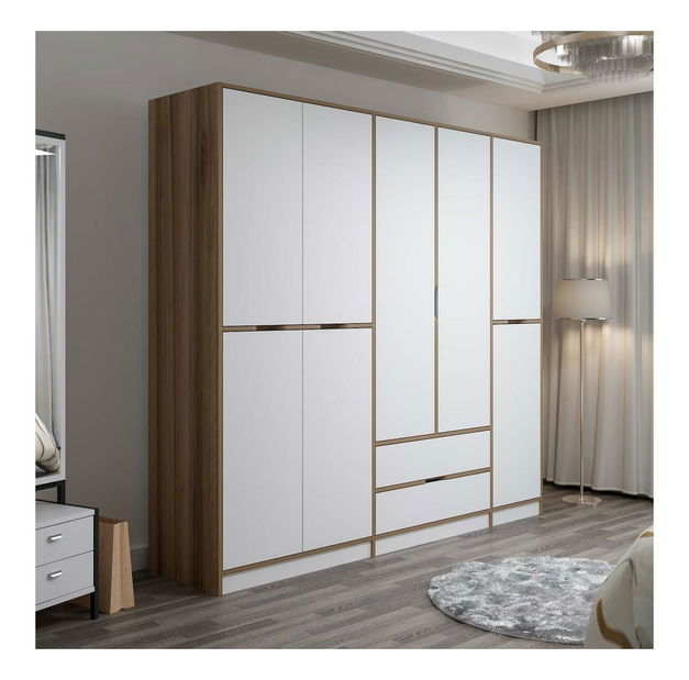 Šatní skříň Erich 1 (bílá)