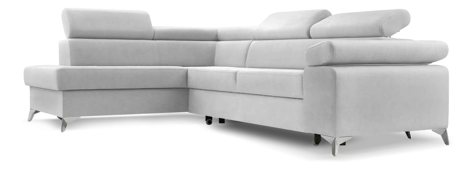 Rohová sedací souprava Madeira (světle šedá) (L)